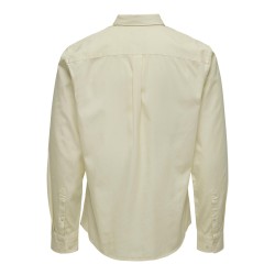ONLY & SONS Life Lyocell Langærmet Skjorte - Cloud Dancer