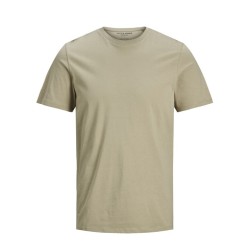 JACK & JONES Organic Basic T-shirt - Crockery