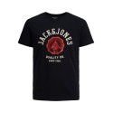 JACK & JONES Logo T-shirt - Sort
