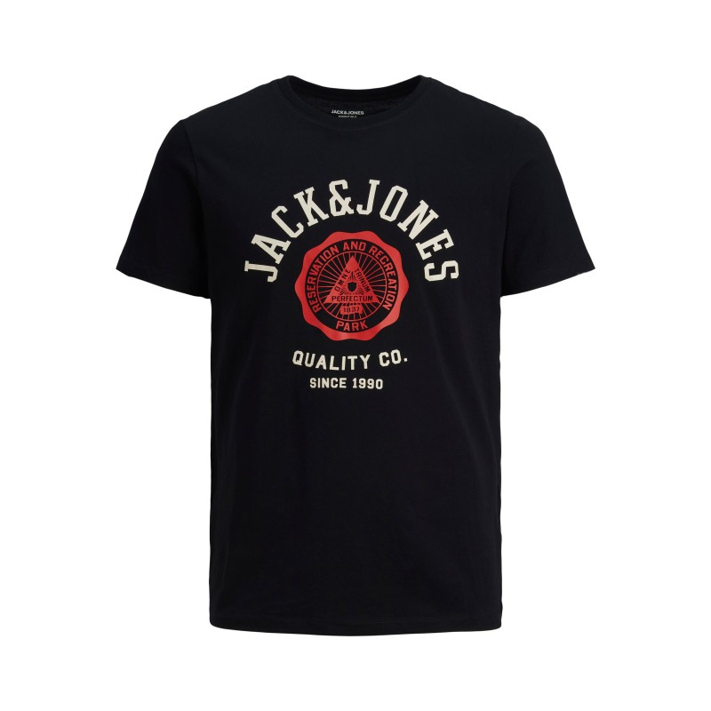 JACK & JONES Logo T-shirt - Sort