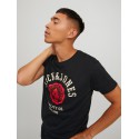 JACK & JONES Logo T-shirt - Sort