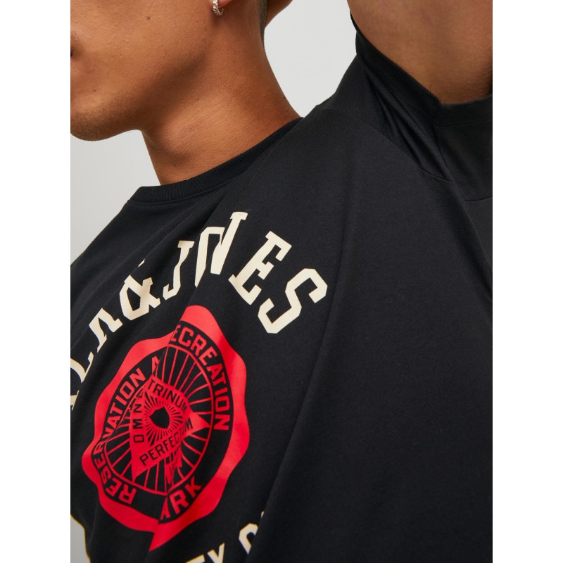 JACK & JONES Logo T-shirt - Sort