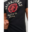 JACK & JONES Logo T-shirt - Sort