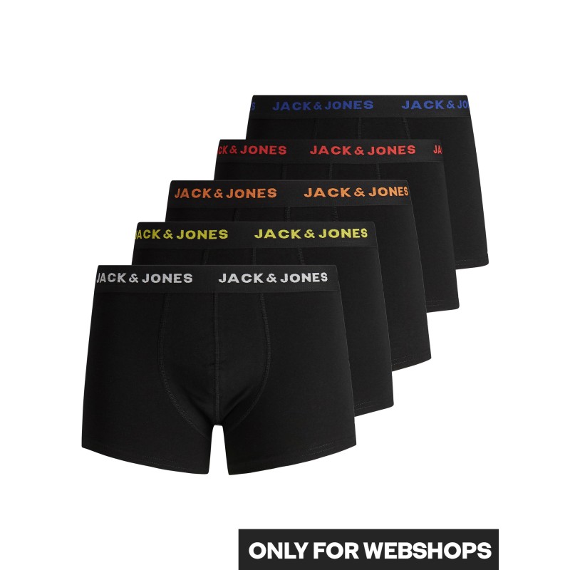 JACK & JONES 5-Pak Underbukser - Sort