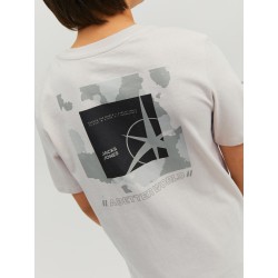 JACK & JONES Junior Crew Neck T-shirt - Moonbeam
