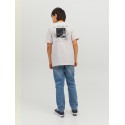 JACK & JONES Junior Crew Neck T-shirt - Moonbeam