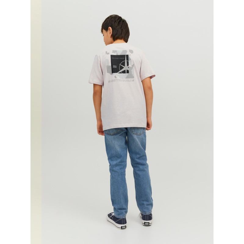 JACK & JONES Junior Crew Neck T-shirt - Moonbeam