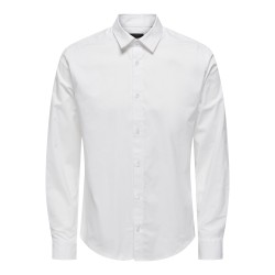 ONLY & SONS Andy Slim Fit Skjorte - Hvid
