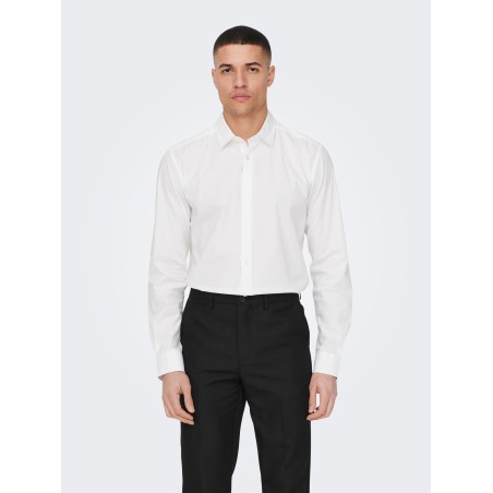 ONLY & SONS Andy Slim Fit Skjorte - Hvid