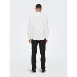 ONLY & SONS Andy Slim Fit Skjorte - Hvid