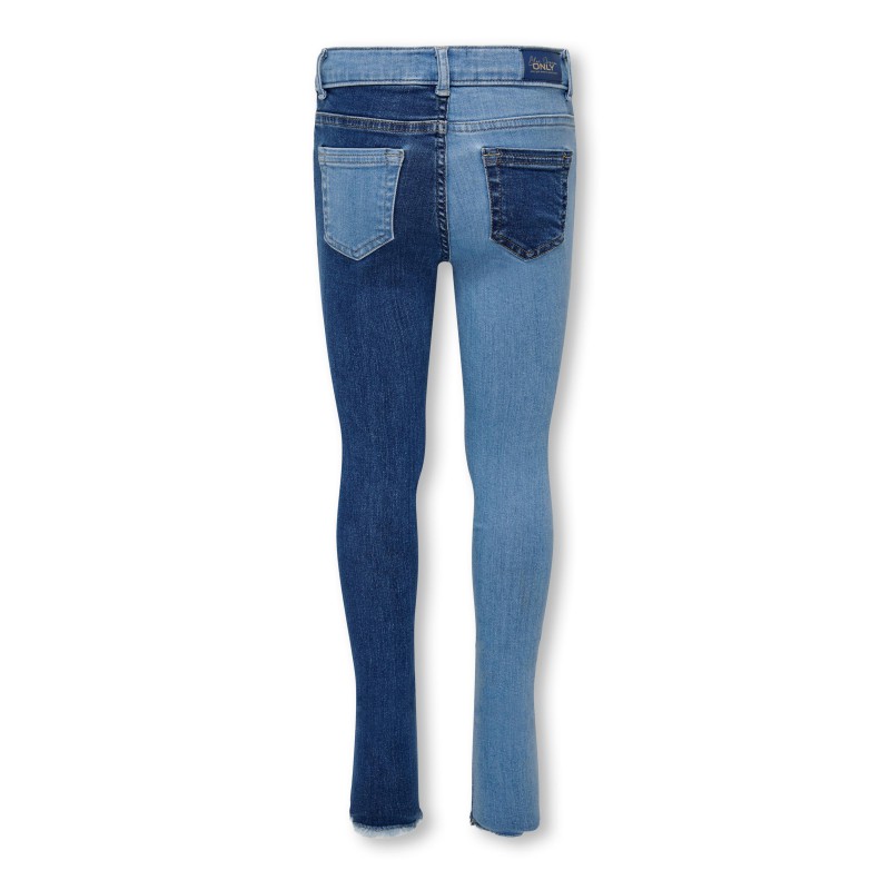 KIDS ONLY Blush Skinny 2Tone Jeans - Medium Blue Denim