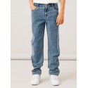 LMTD Toneizza Denim Dad Straight Bukser - Dark Blue Denim