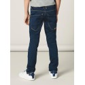 NAME IT Kids Slim Sweat Jeans - Dark Blue Denim
