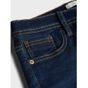 NAME IT Kids Slim Sweat Jeans - Dark Blue Denim