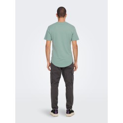 ONLY & SONS Onsmatt Langy Kortærmet Tee - Chinois Green