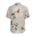 ONLY & SONS Onsdan Life Reg Kortærmet Aop Viscose Shirtnoos - Silver Lining