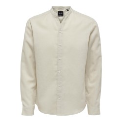 ONLY & SONS Skjorte Med Kinakrave - Moonstruck