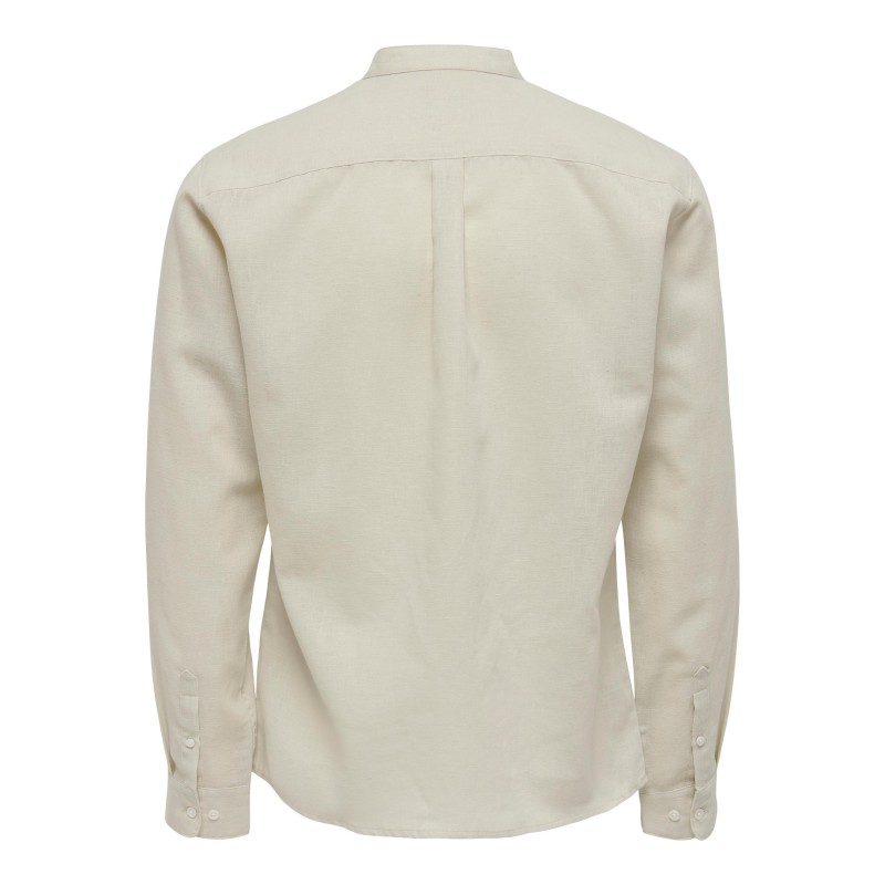 ONLY & SONS Skjorte Med Kinakrave - Moonstruck