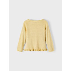 NAME IT Fenise Langærmet Knit Card - Pineapple Slice