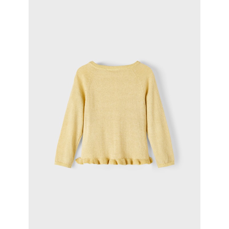 NAME IT Fenise Langærmet Knit Card - Pineapple Slice