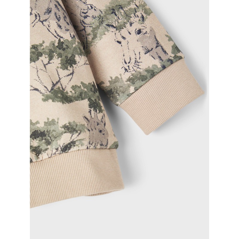 NAME IT Mini Damian Sweatshirt - Humus