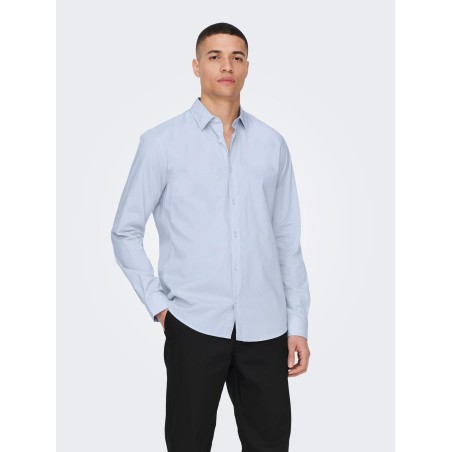 ONLY & SONS Andy Slim Fit Skjorte - Cashmere Blue