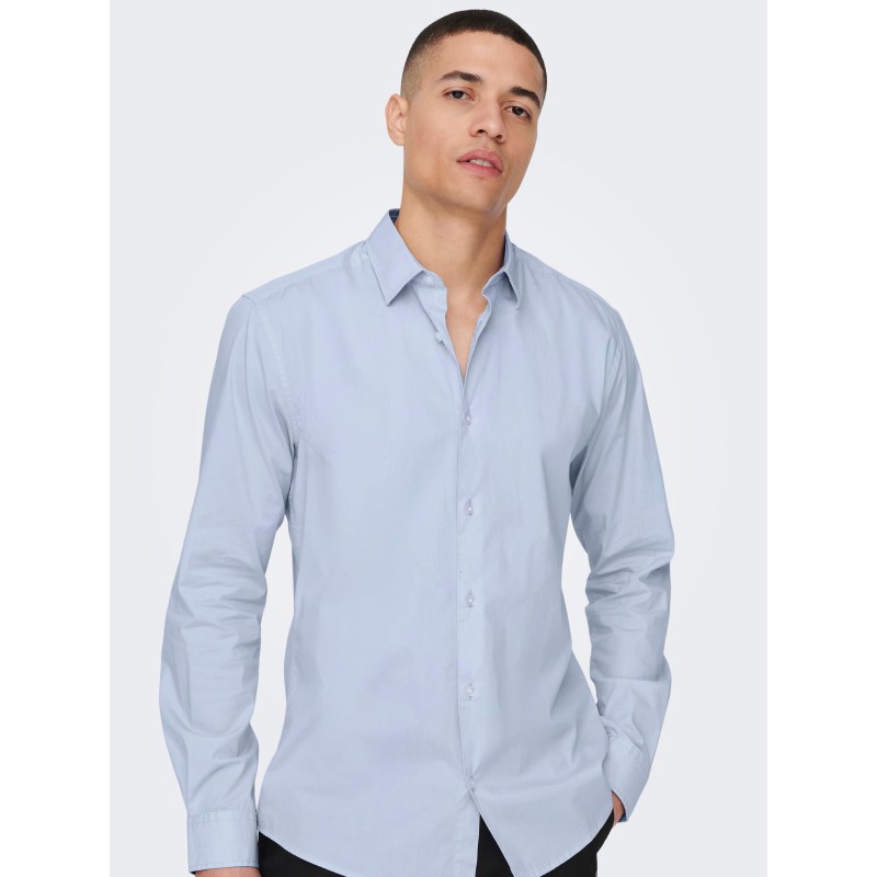 ONLY & SONS Andy Slim Fit Skjorte - Cashmere Blue