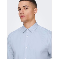 ONLY & SONS Andy Slim Fit Skjorte - Cashmere Blue