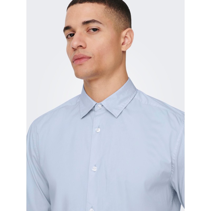 ONLY & SONS Andy Slim Fit Skjorte - Cashmere Blue