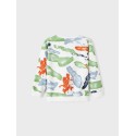 NAME IT Kids Darkan Løs Sweatshirt - Bright White
