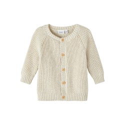 NAME IT Baby Unisex Delli Strik Cardigan - Peyote Melange