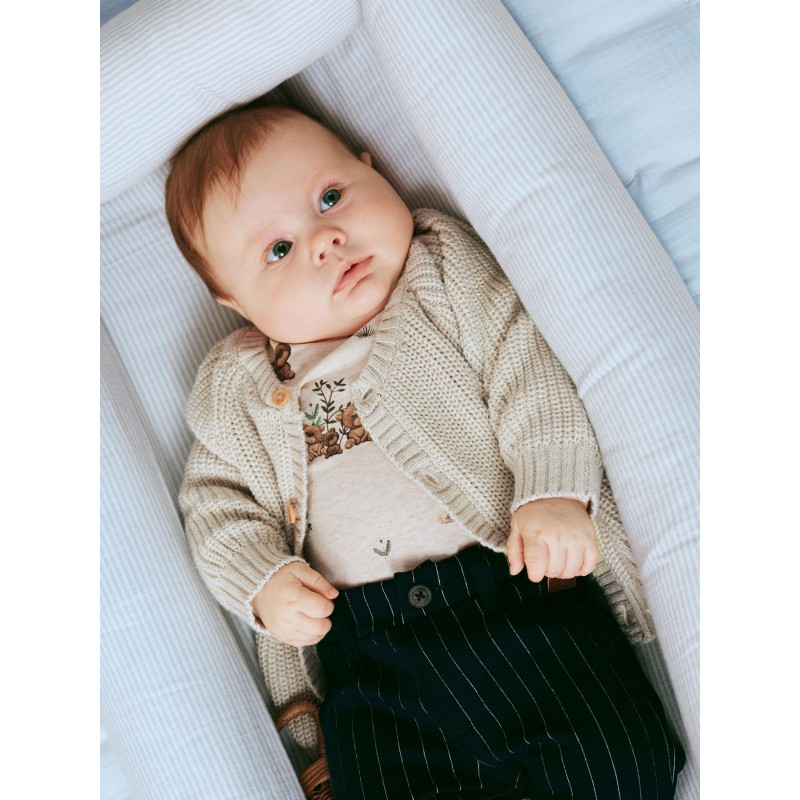 NAME IT Baby Unisex Delli Strik Cardigan - Peyote Melange