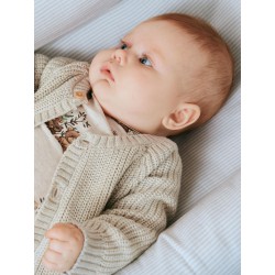 NAME IT Baby Unisex Delli Strik Cardigan - Peyote Melange