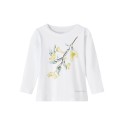 NAME IT Mini Frigg Langærmet Top - Bright Hvid