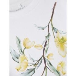 NAME IT Mini Frigg Langærmet Top - Bright Hvid