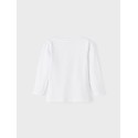 NAME IT Mini Frigg Langærmet Top - Bright Hvid