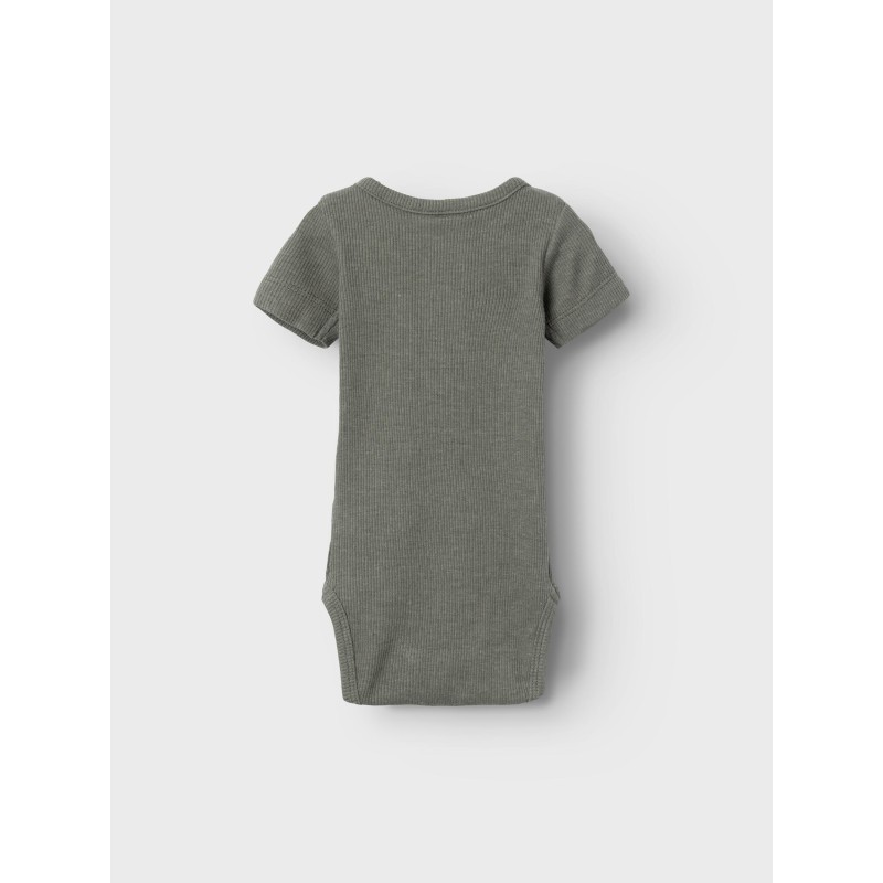 NAME IT Baby Rib S/S Bodystocking - Laurel Wreath