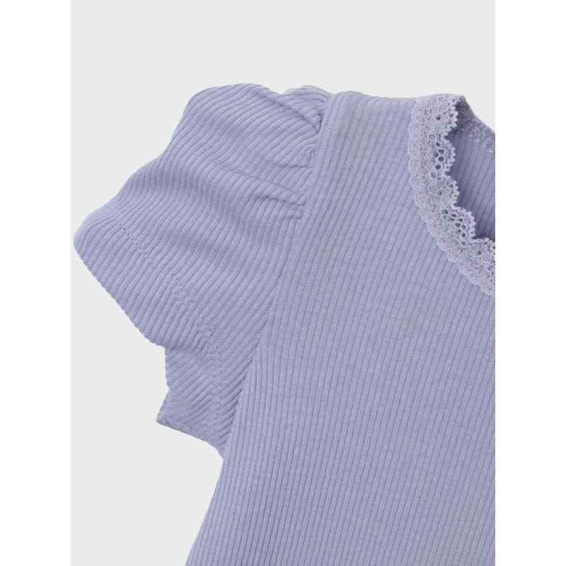 NAME IT Mini Kab Kortærmet Top - Cosmic Sky