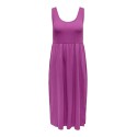 ONLY CARMAKOMA Jeannie Maxi Kjole - Purple Wine
