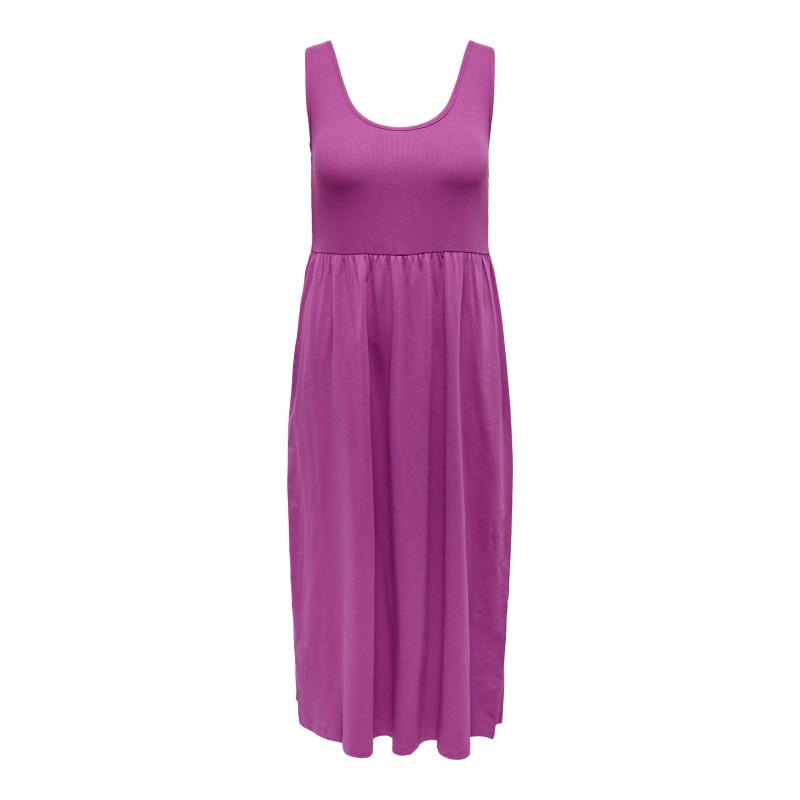 ONLY CARMAKOMA Jeannie Maxi Kjole - Purple Wine