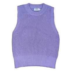 Only Paris Strik Vest - Orchid petal