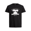 JACK & JONES Junior Tulum Uv T-shirt - Sort