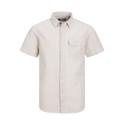 JACK & JONES Jcoline Oversized Linen Shirt Junior - Moonbeam
