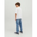 JACK & JONES Joroli Skater Tee Kortærmet Crew Neck Vol Junior - Hvid
