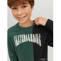 JACK & JONES Junior Skater Sweatshirt - Trekking Green