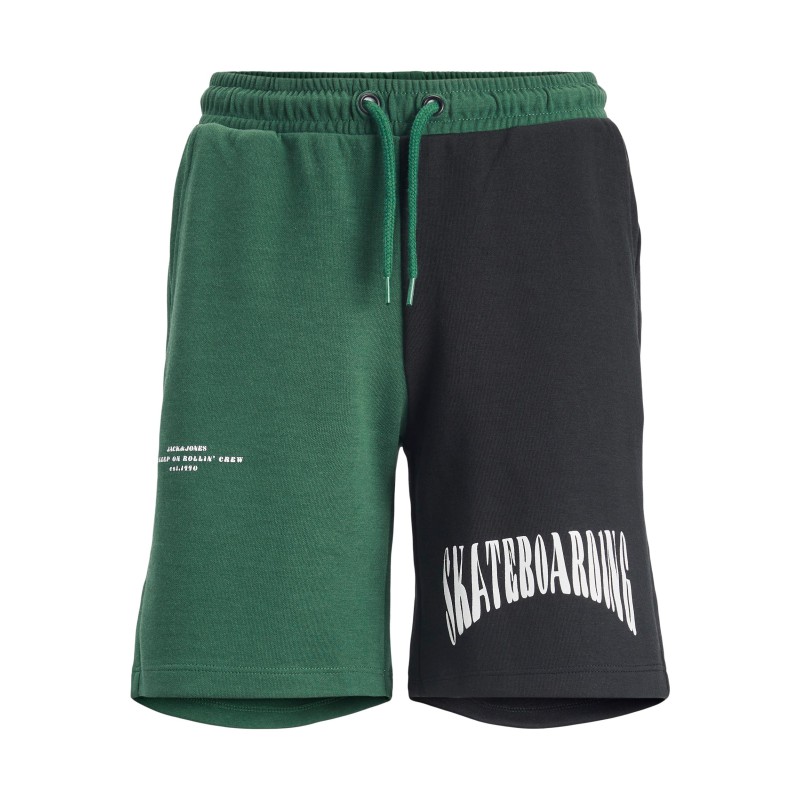 JACK & JONES Junior Skater Sweat Shorts - Trekking Green
