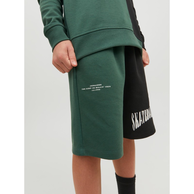 JACK & JONES Junior Skater Sweat Shorts - Trekking Green