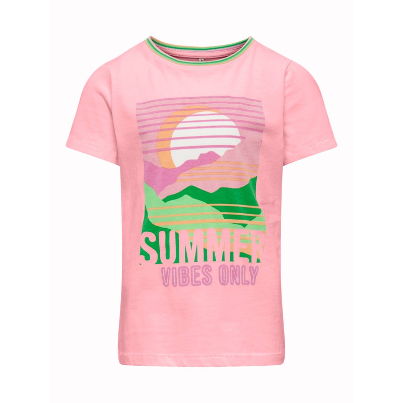 KIDS ONLY Julie Fit S/S Summer Top Jrs - Tickled Pink