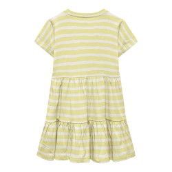 KIDS ONLY May S/S O-Neck Peplum Kjole Box Jrs - Lemon Meringue