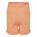 KIDS ONLY Cuba Paperbag Color Korts Pnt - Orange Chiffon